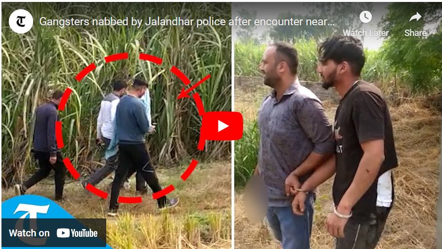 5 gangsters held after gunfight in Jalandhar